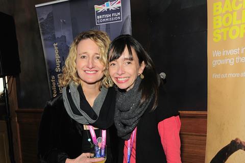 Tricia Tuttle (director, BFI London Film Festival) and Kattie Kotok (British Film Commission)